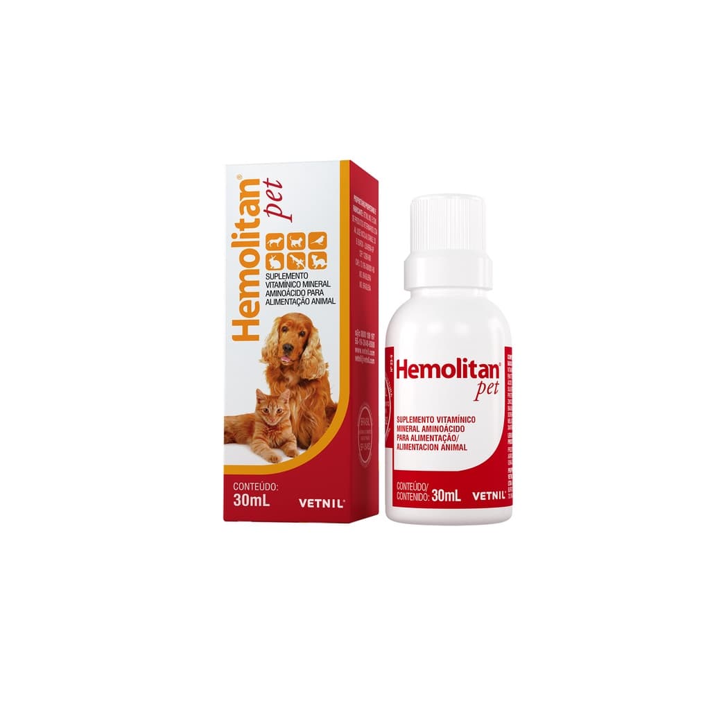 Hemolitan Pet 30 Ml - Suplemento Pet