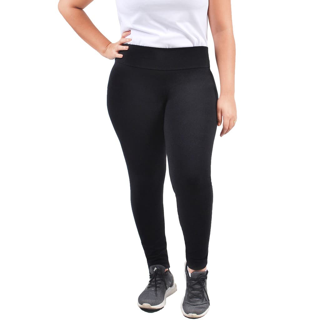 Calça Legging Suplex Básica/cintura Alta 8 Cm, Tam. P