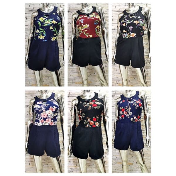 Macaquinho Floral Feminino