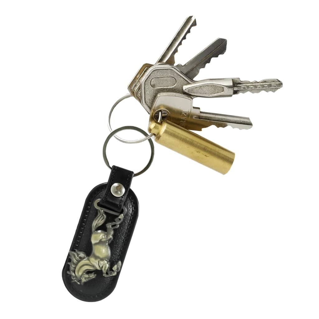 Kit Chaveiro 12 Unidades Cavalo em Metal Cowboy