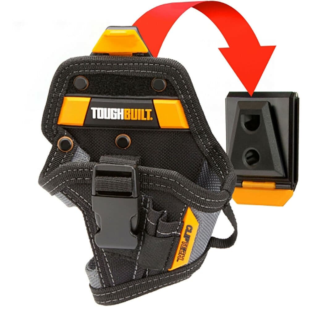 Toughbuilt TB-CT-20-S Broca Coldre Ferramenta Suporte De Armazenamento Bolsa Cliptech Compacta/Pequeno