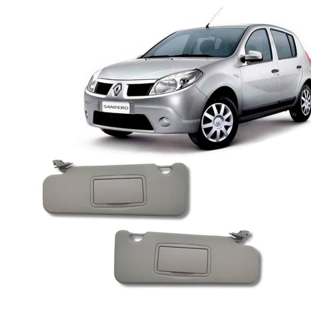 Quebra Sol Renault Sandero (2008/2020) Com Espelho Lado Direito ou Esquerdo