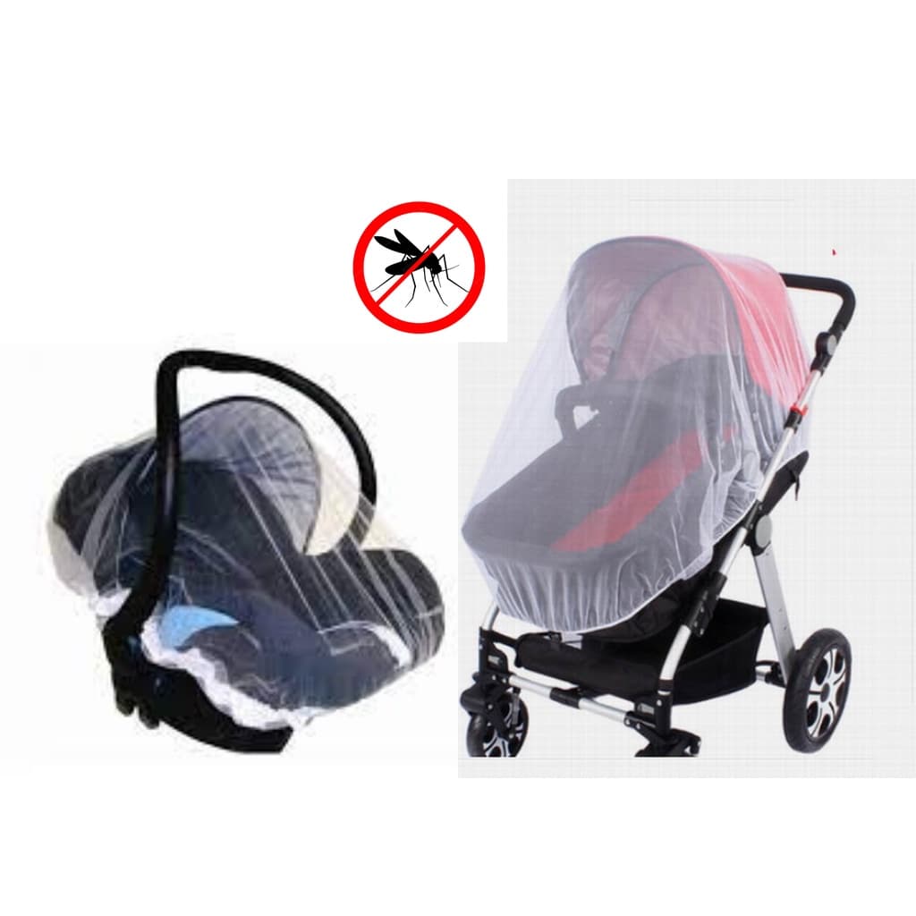 kit 2 Mosquiteiros para CARRINHO, BEBE CONFORTO e para carrinho moisés 1.00x1.20m