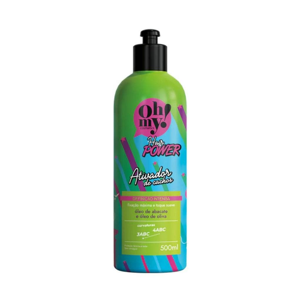 Ativador de cachos Oh My! Hair Power Curvaturas 3ABC 4ABC 500ml