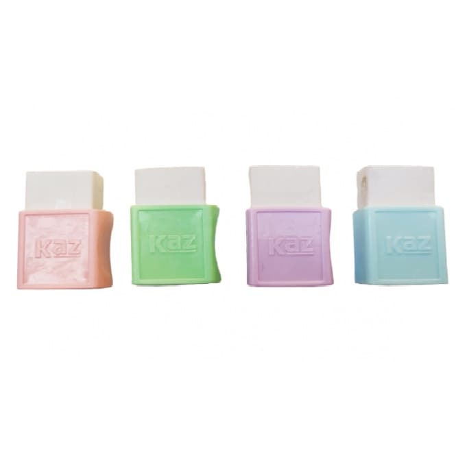 2 Pças Borracha Branca com Capa Plástica Tom Pastel