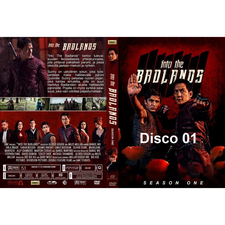 Dvd - into the badlands as 3 Temporadas  - Dublado ou  Legendado