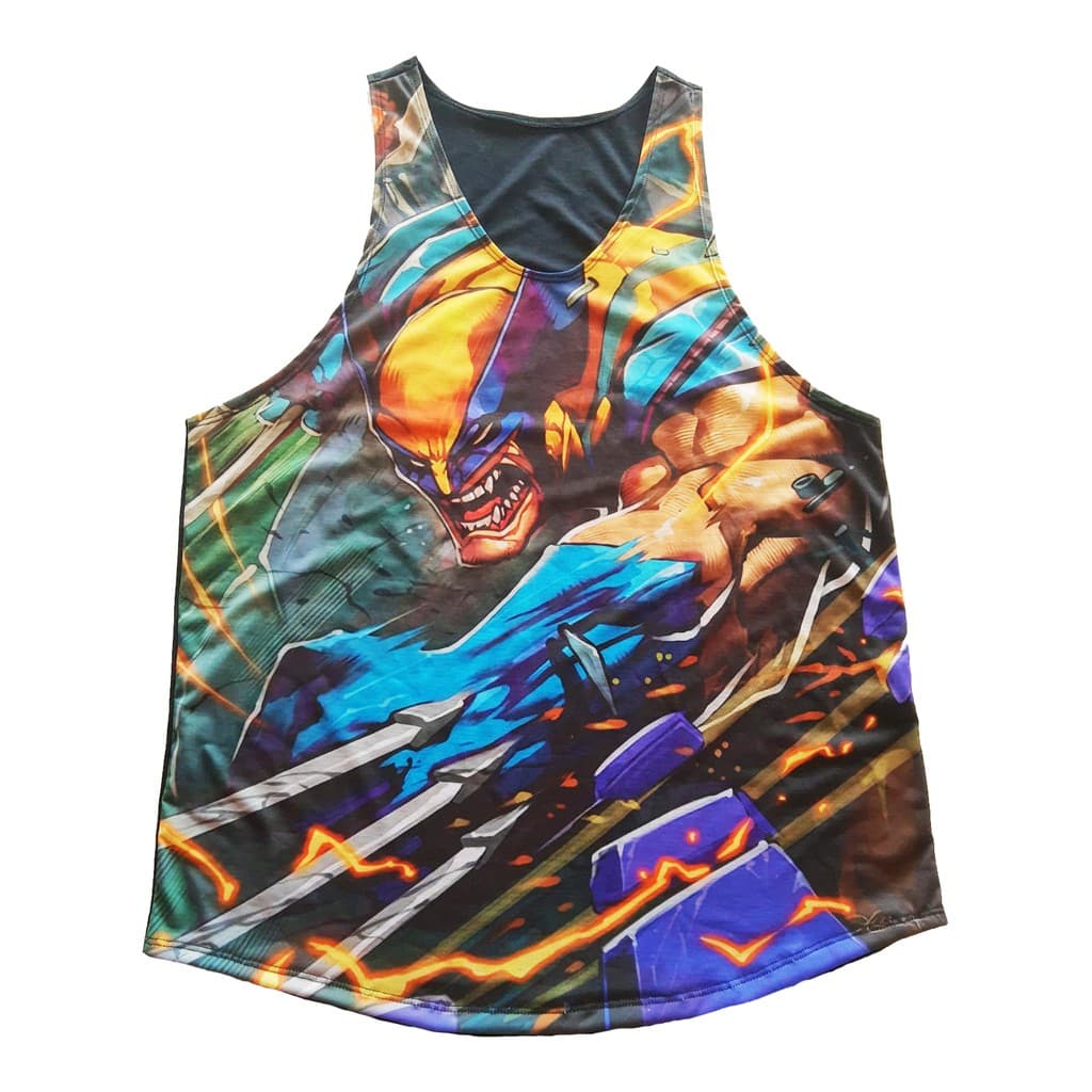 Regata Wolverine academia treino cavada musculação