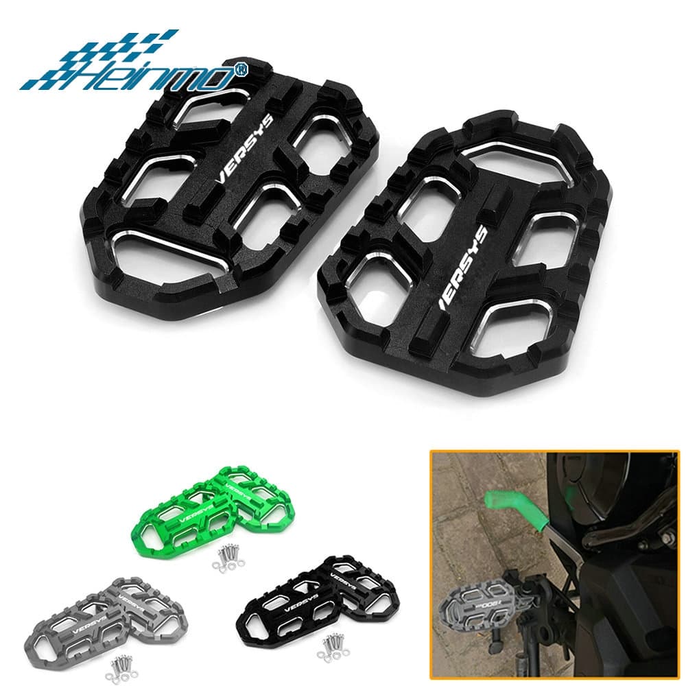 Para Kawasaki Versys 650 1000 X300 X250 2012-2019 Acessórios Da Motocicleta Apoio Os Pés Pedal Placa De Extensão Versys1