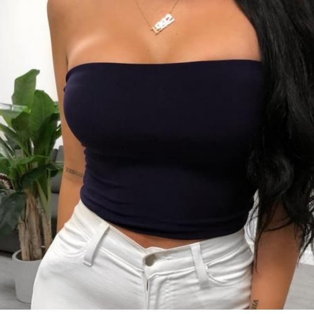 Cropped Faixa Rosê Blogueira moda
