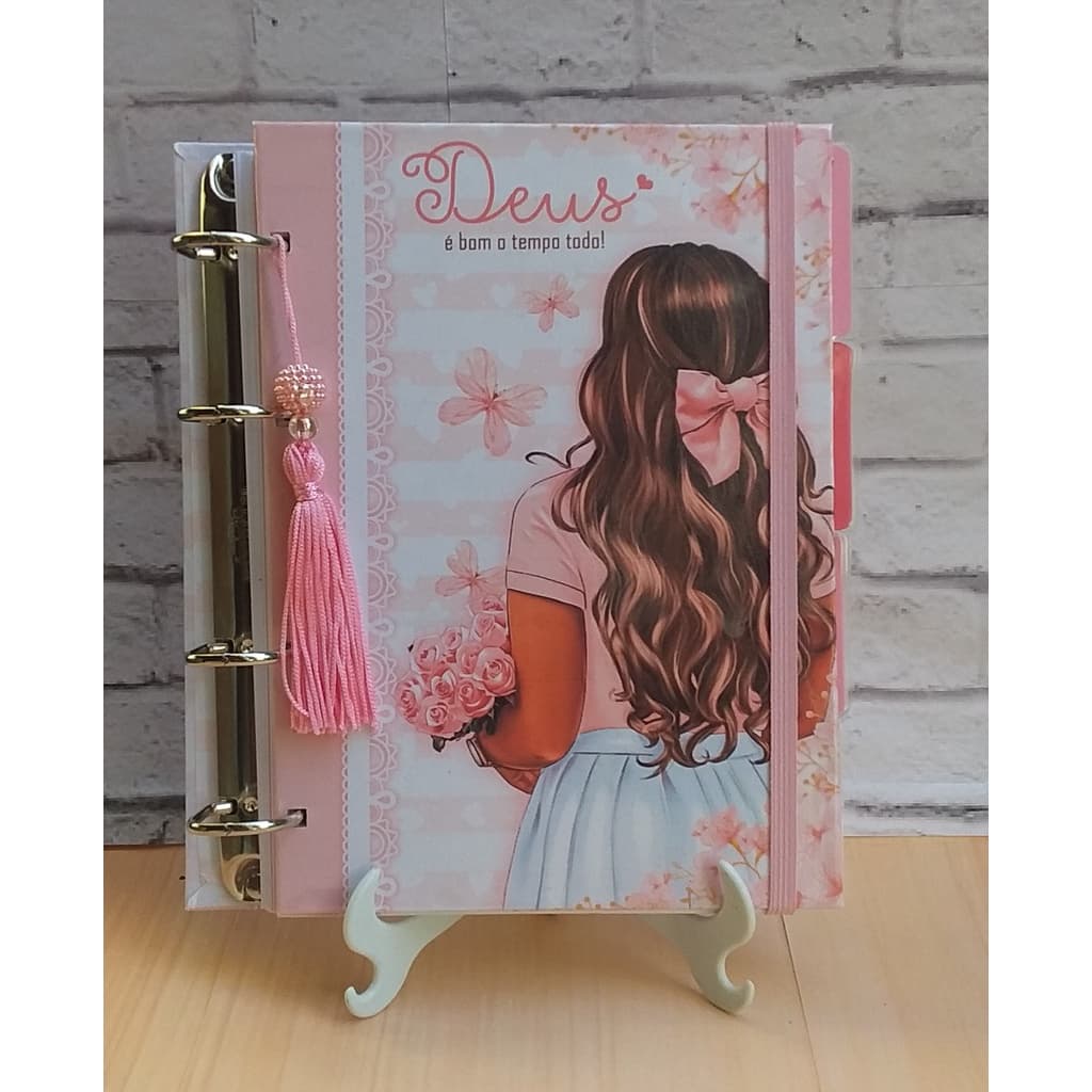 CADERNO FICHÁRIO PERSONALIZADA - AGENDA - PLANNER/ ARGOLADO fazemos todos os temas