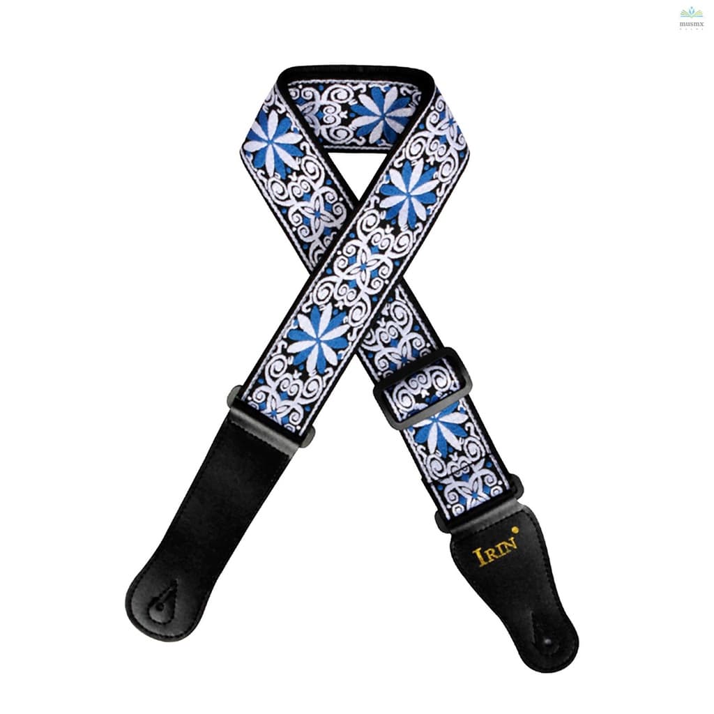 [Envio Rápido] IRIN GS-02 Correias De Guitarra Bordadas Ajustáveis Para Guitarras Elétricas Acústicas Acessórios De Baix