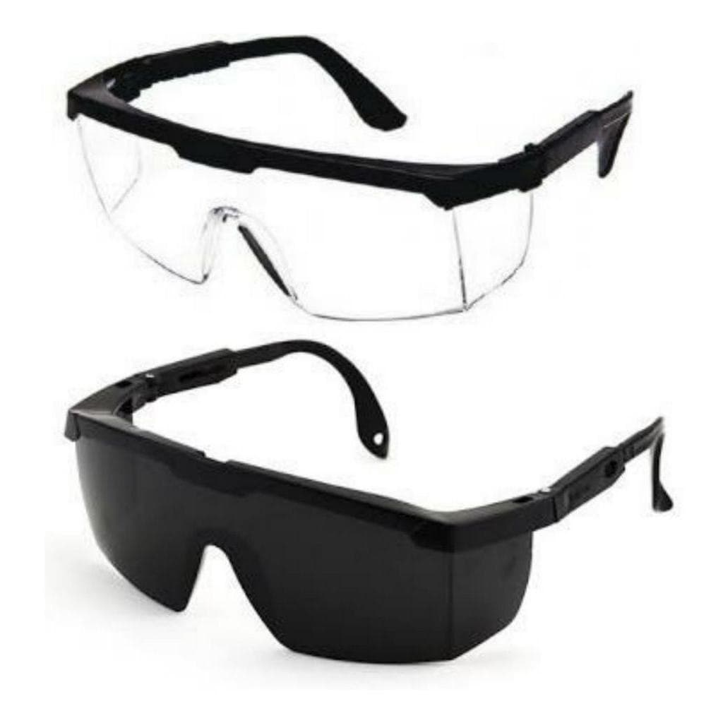Oculos Protecao Seguranca Rj Incolor/fume Epi Kit 2 Unidades