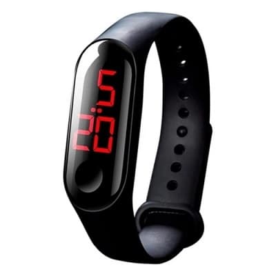 Relógio de Pulso Digital em Led com Pulseira Silicone