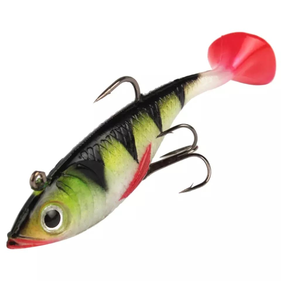 Isca Artificial Soft Shad Lambari Piaba Silicone Robalo Linguado Robalo Cherne Traíra Tucunaré Dourado Black Bass