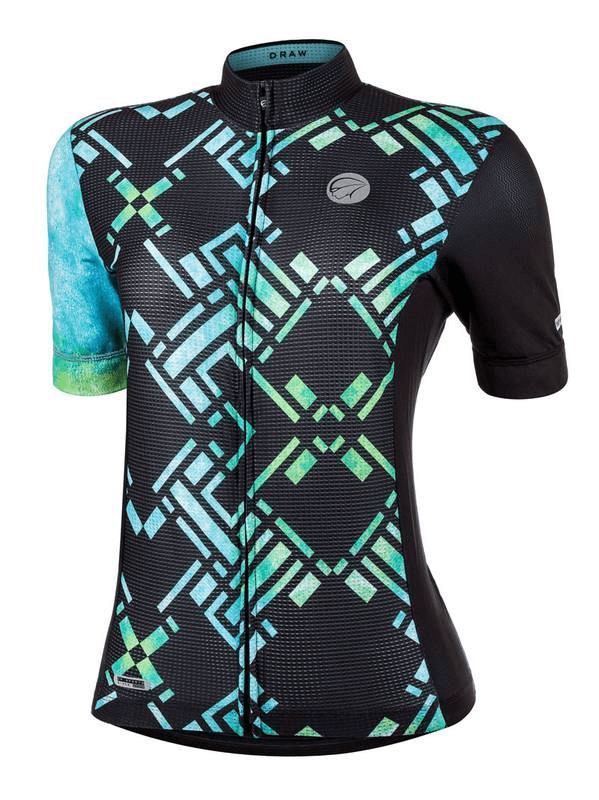 Camisa Feminina MTB Bike Ciclismo Mauro Ribeiro Draw Verde
