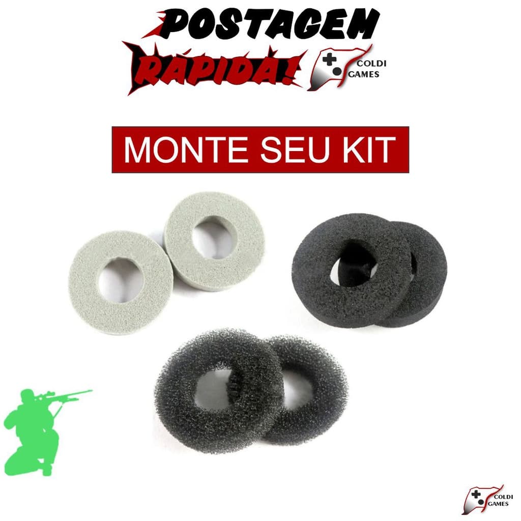 Monte seu Kit Control Shots para Analógicos Ps4 Ps5 e Xbox