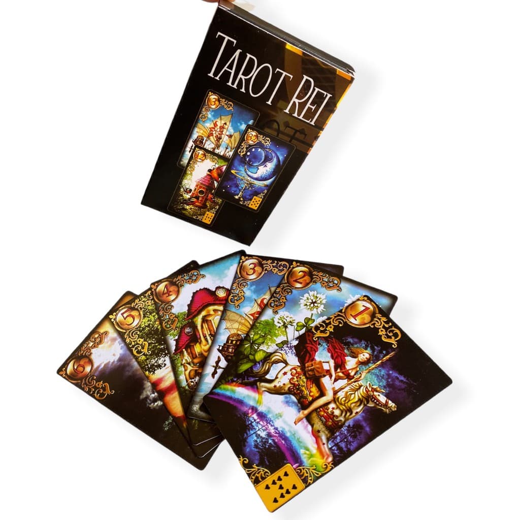Baralho de Tarô Rei com 36 Cartas E Manual de Instruções