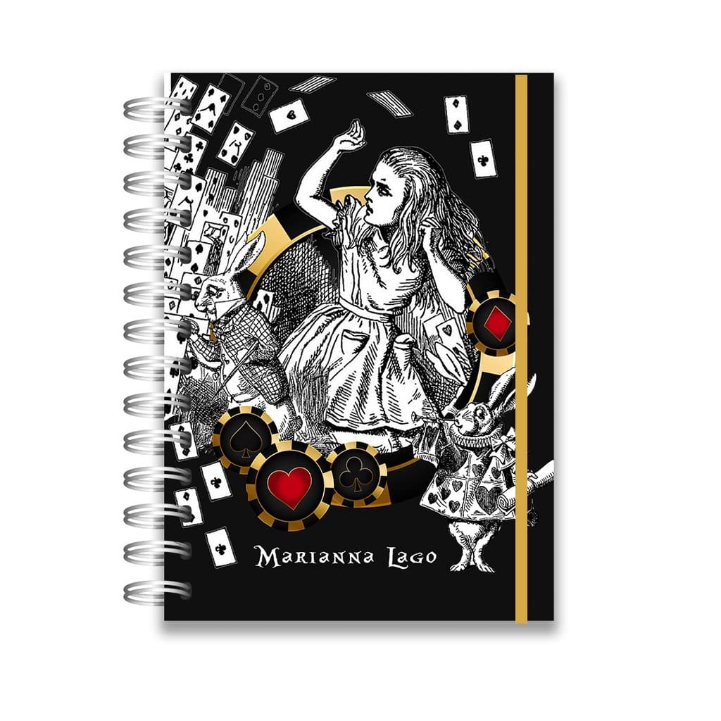 Diário de Leitura Alice no país das maravilhas - Planner literário