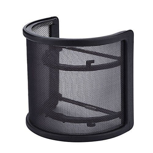 Pop Filter Filtro Anti Puff Microfone Arredondado Com Haste Flexível Anti Sopro Studio Bm800 At2020
