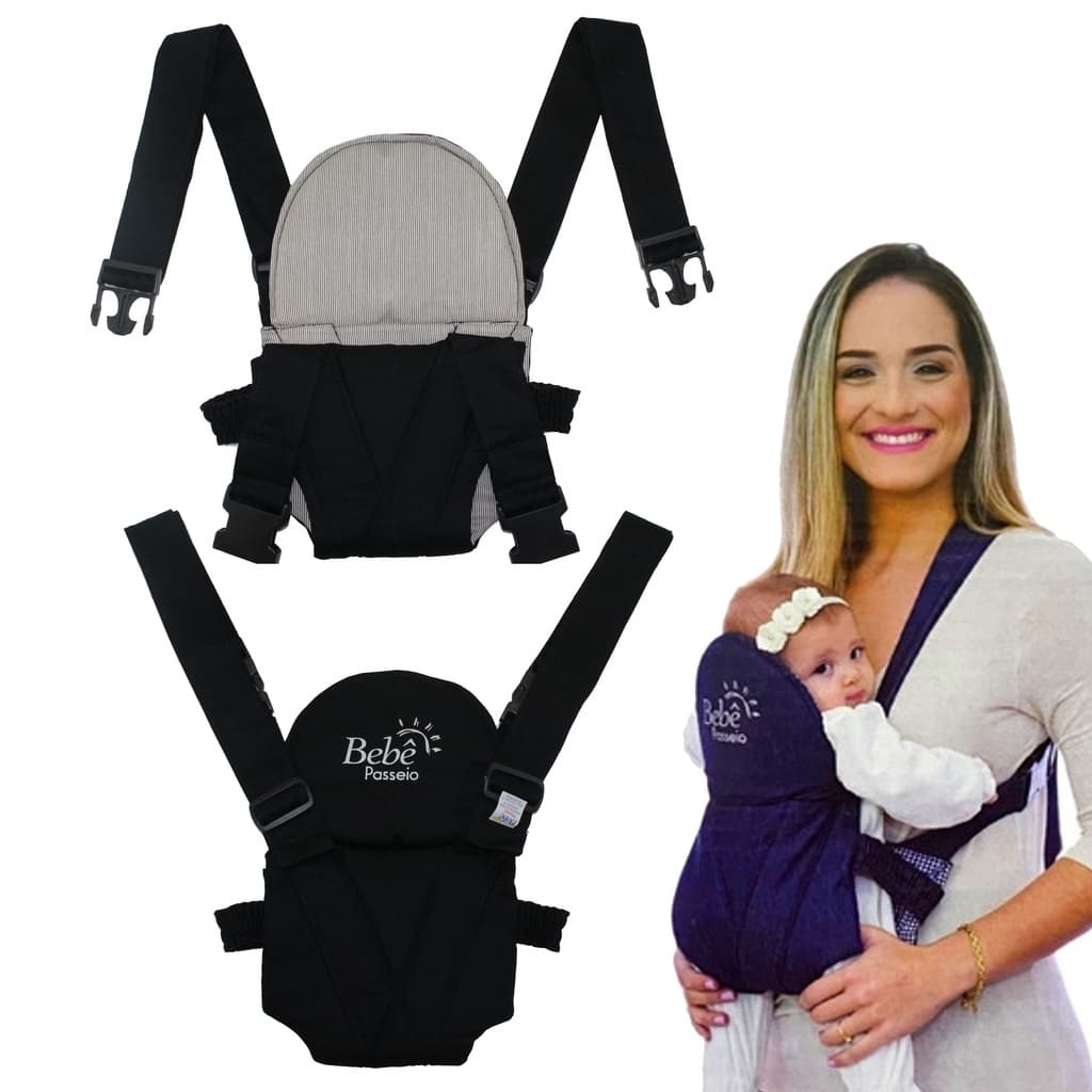 Canguru Bebê Passeio Modelo Panda | Bebe Passeio