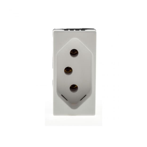 Tomada 2P 20A-250V Branco - Ref N254.01B