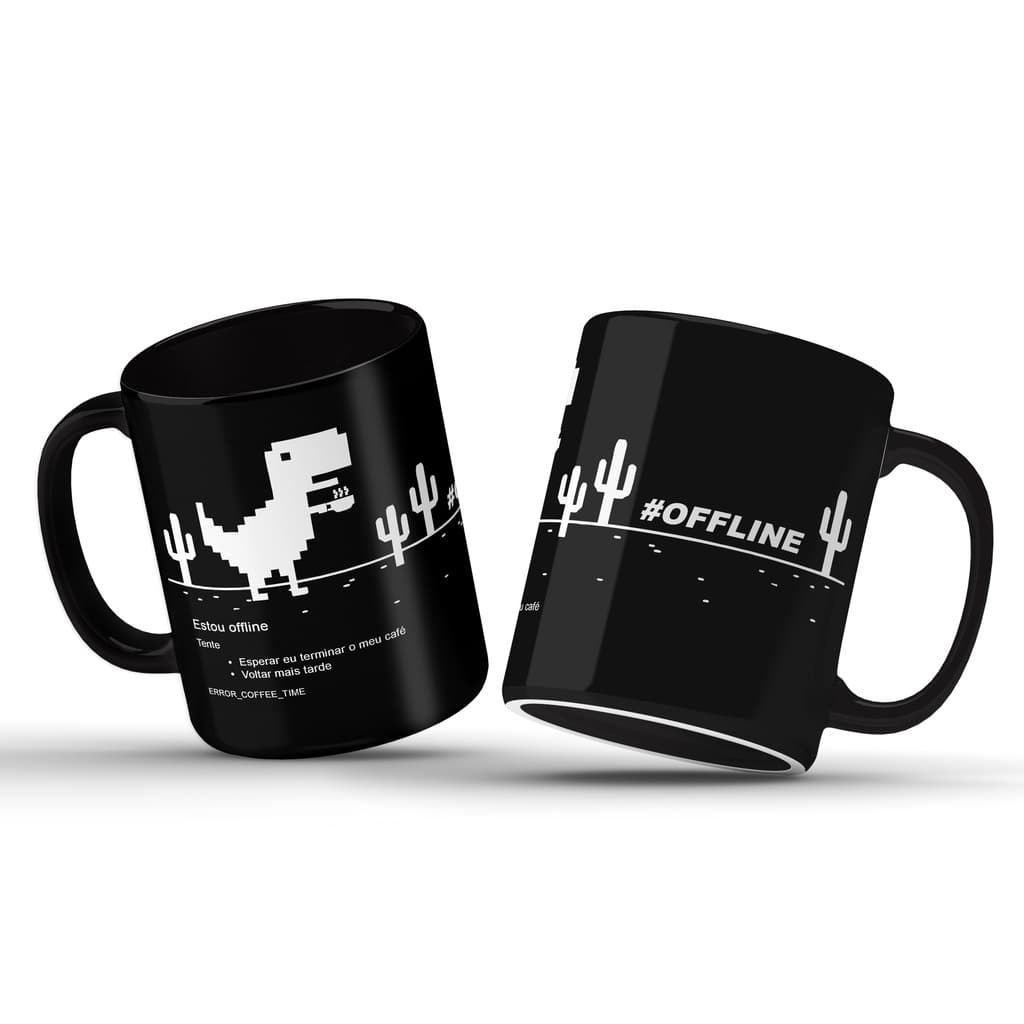 Caneca Personalizada Estou Offline