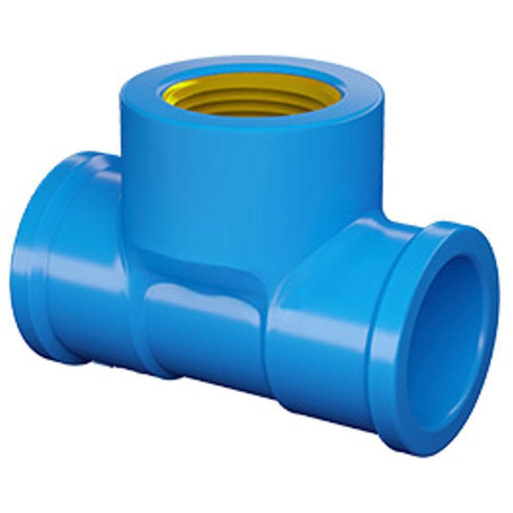 Tê 90 Soldavel Rosca Bucha de Latão 25X3/4
