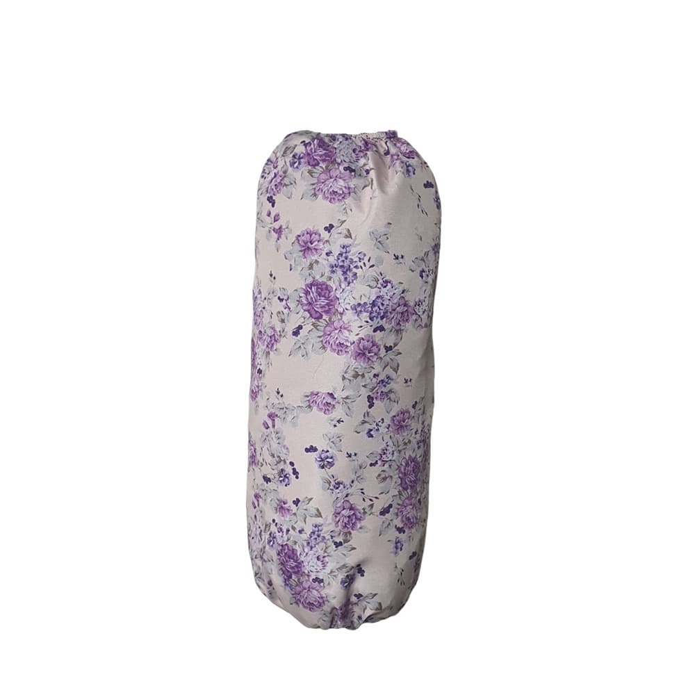 Puxa Saco Estampado Floral Lilas