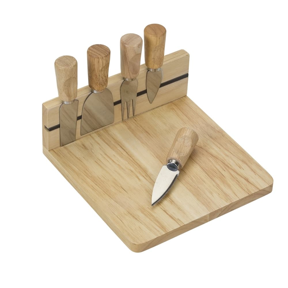 Kit Queijo 6 Peças Bambu