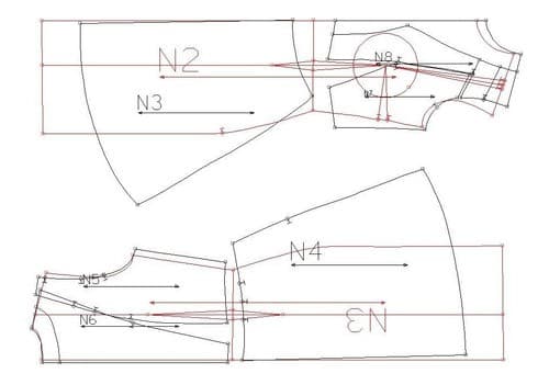 Molde Base 38 P/ Vestidos E Blusas, Faça Moldes, Modelagem&Diversos, Tamanho 38