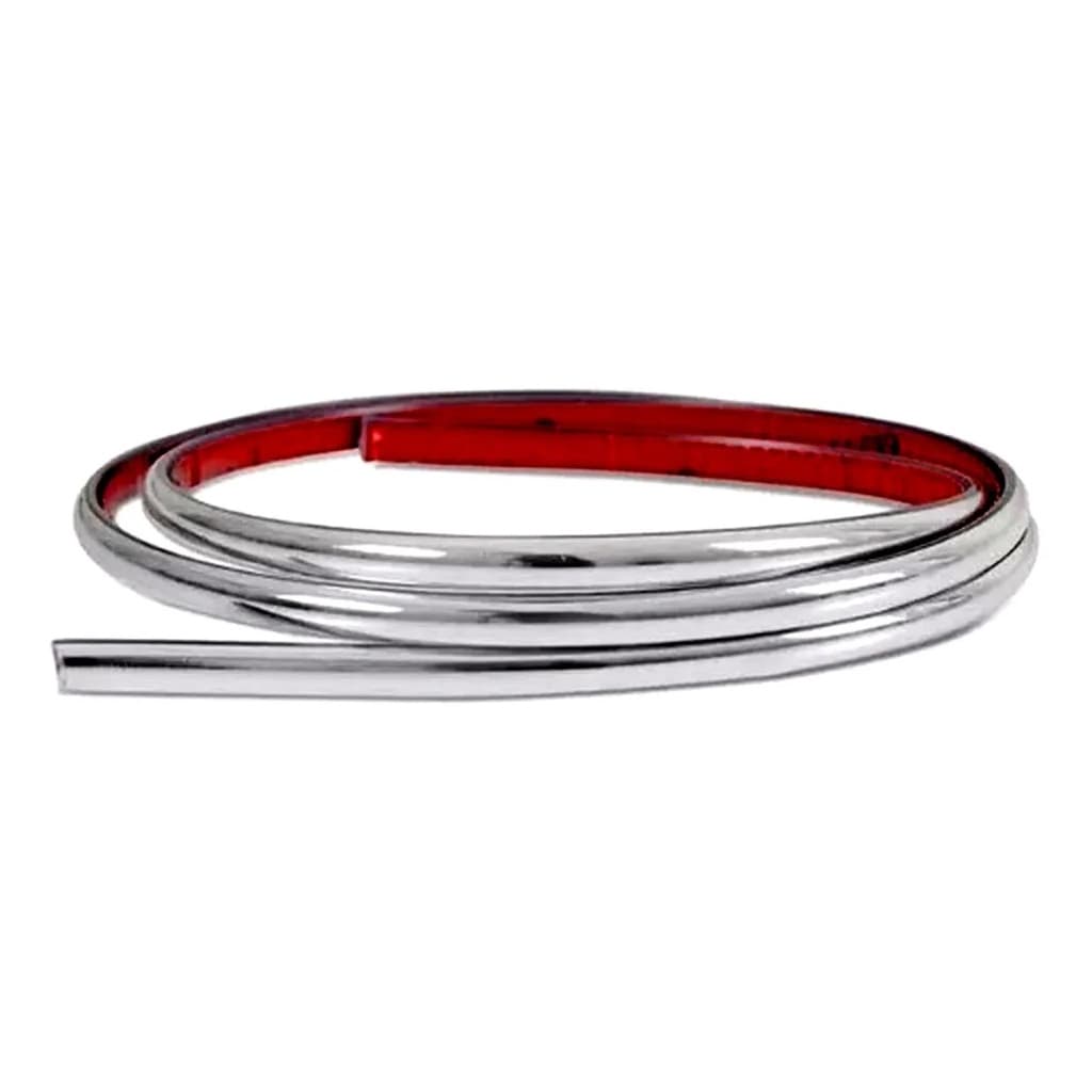 Friso Cromado 07mm Para-choque Grade Porta Universal 1 Metro