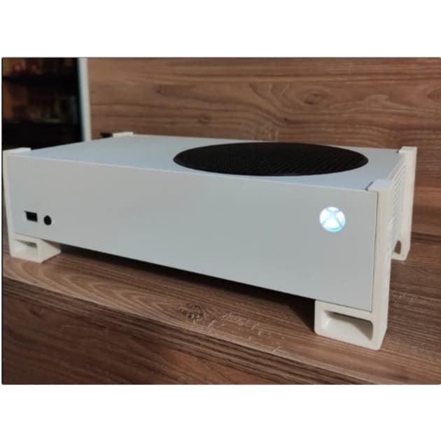 kit Suporte Pezinho Console Xbox One S/X e Série S - Apoio Horizontal.