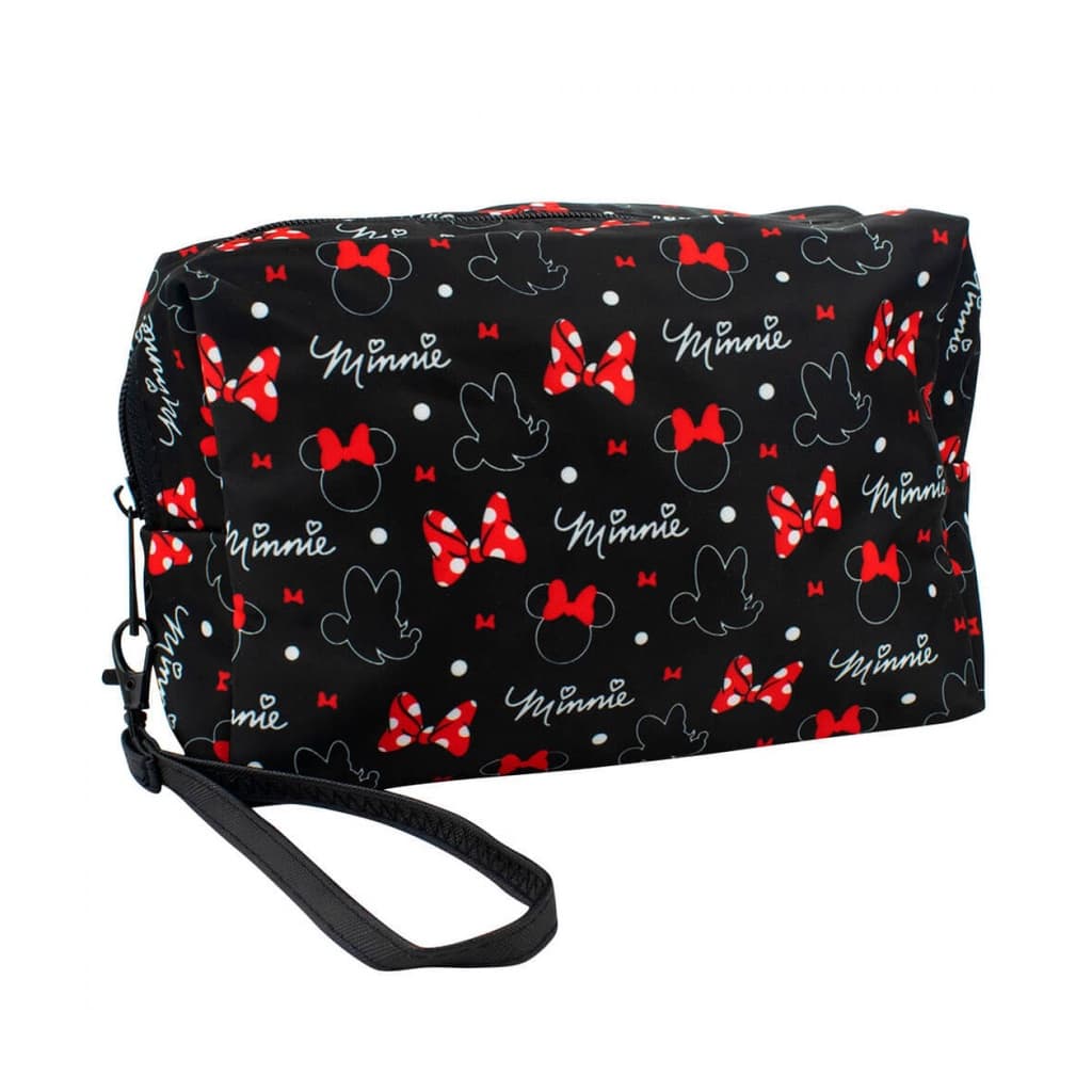 Necessaire Feminina Preto Minnie 15x7x21cm - Disney Original