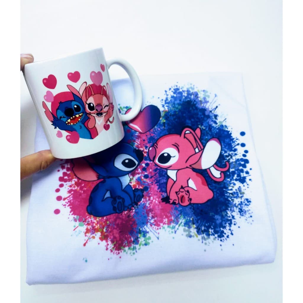 Camiseta  STICH + CANECA