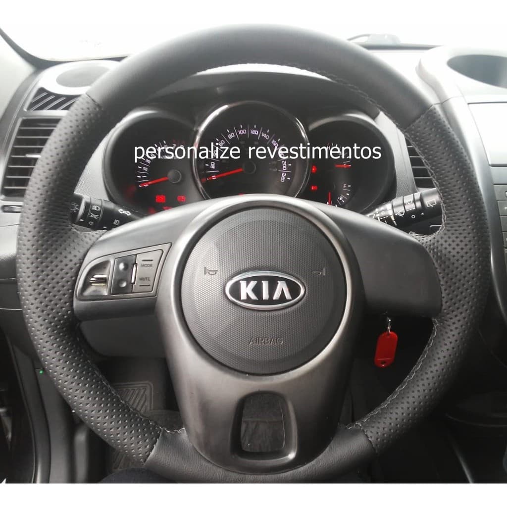 Capa De Volante Costurada Kia Soul/ Cerato