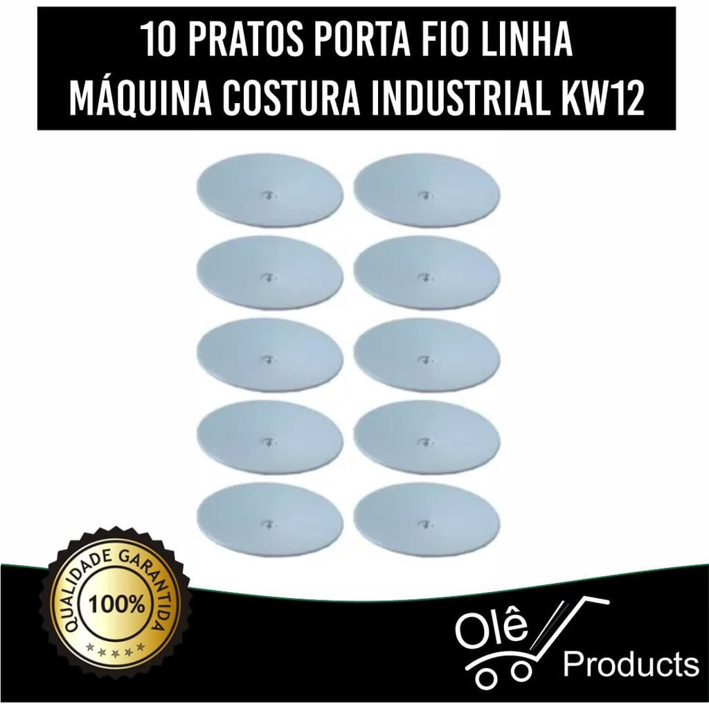 Prato do Porta fio com 10 unidades