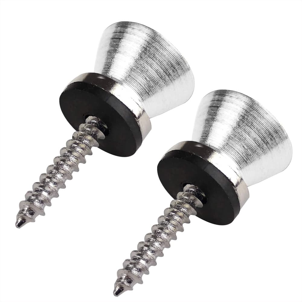 Par De Roldana Cromada Para Correia Violao Guitarra Baixo