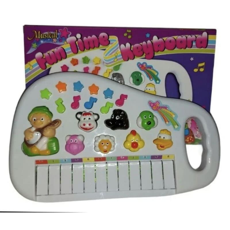 Piano Infantil Musical Som De Animais Fazenda Envio Imediato