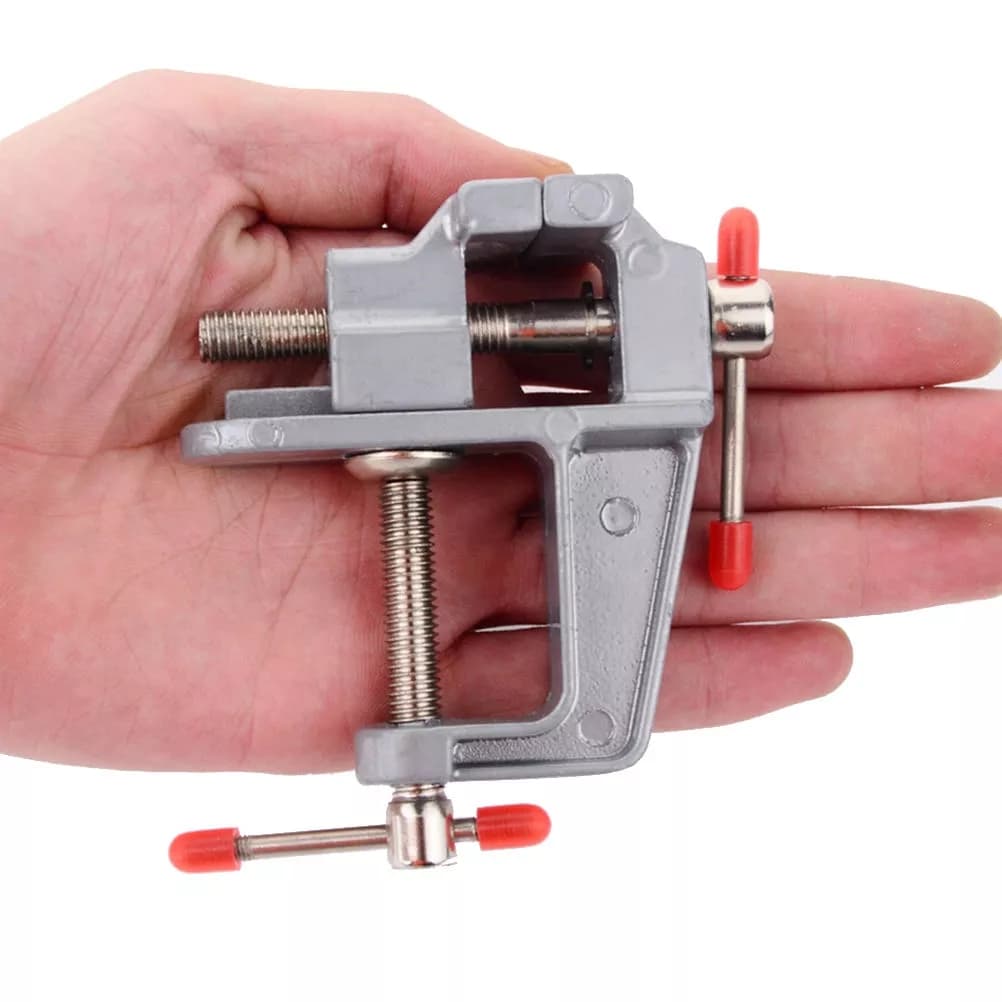 Liga De Alumínio Mesa Vice Bancada Parafuso Torno Para DIY Jóias Artesanato Molde Ferramenta Reparo Fixo
