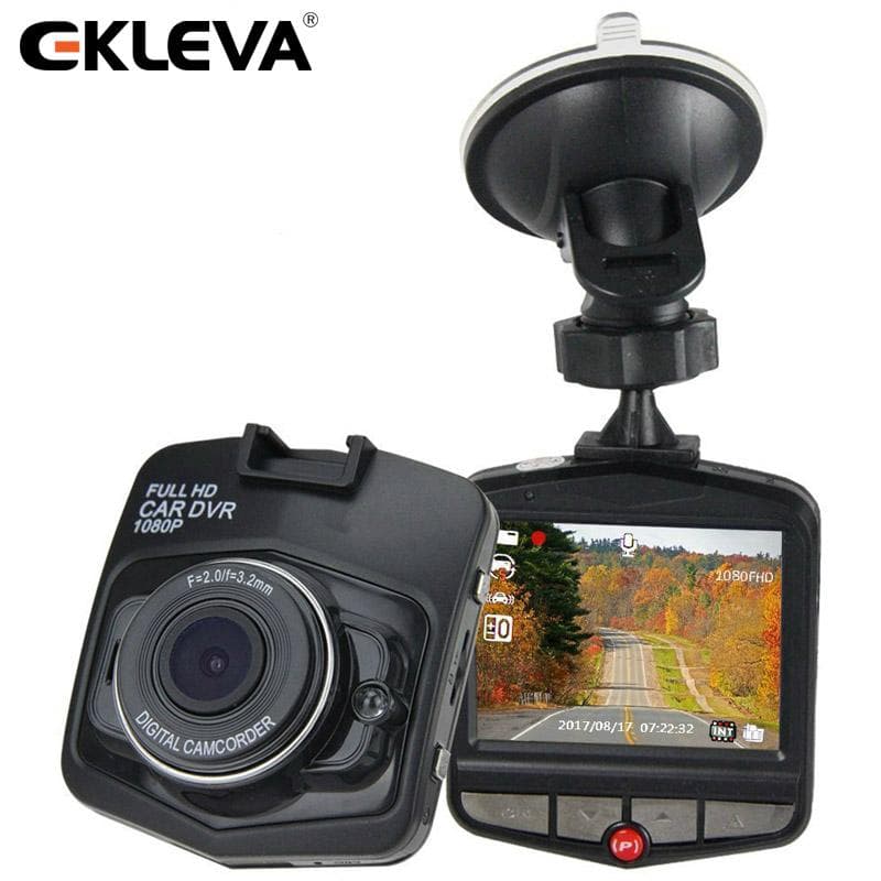 EKLEVA Dash Cam 2.4 " FHD 1080P Carro Veículo DVR Gravador De Vídeo Com Microfone Modo De Estacionamento