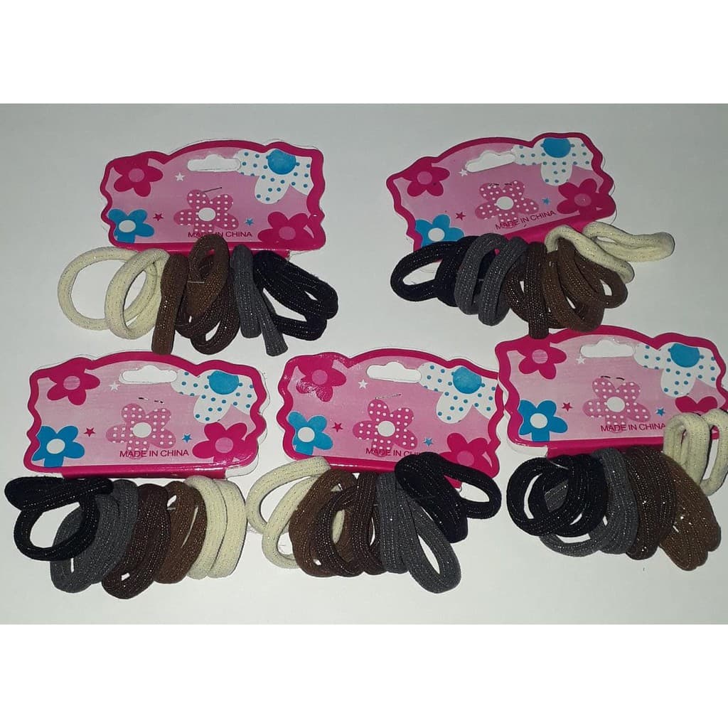 Elastico Rabicó Xuxinha Para Cabelo Nao Marca Preto 10 unidades Garantido