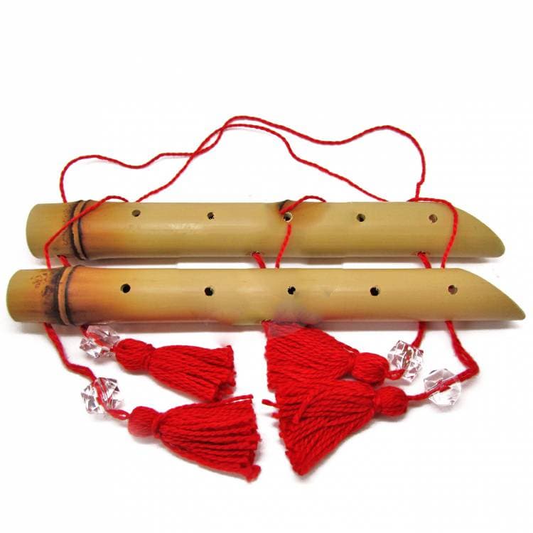 2 Flautas De Bambu Para Feng Shui
