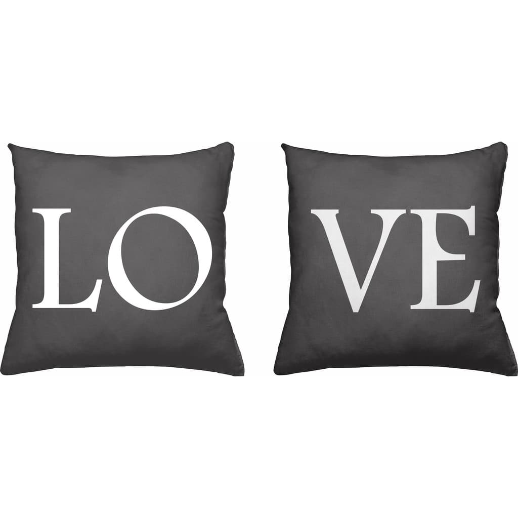 Kit 02 Capas Almofadas Decorativas LOVE QB0157
