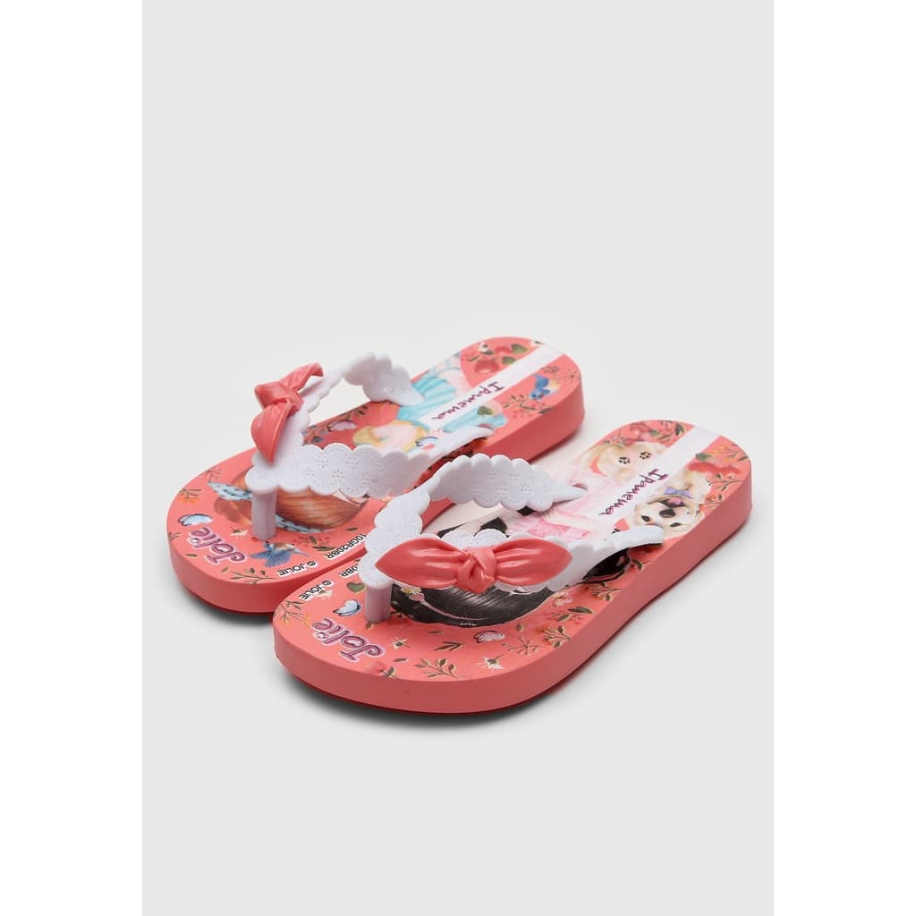 Chinelo Infantil Menina Jolie Amor com Laço Grendene Kids