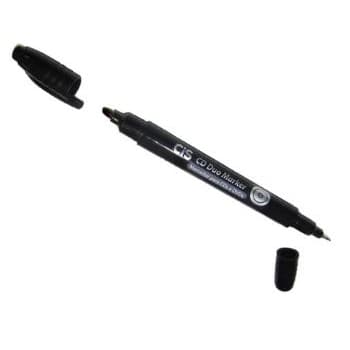 Caneta Para Cd  Cis Duo Marker 2 pontas