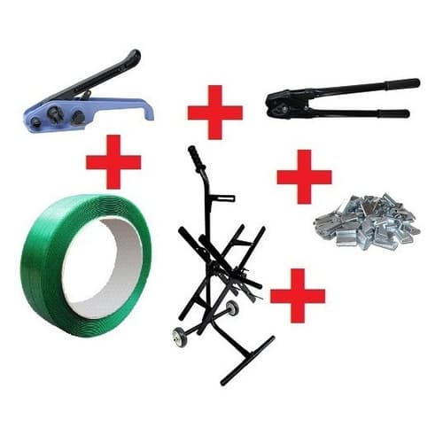 Arqueador + Selador + Desbobinador + Selo + Fita Pet 16mm