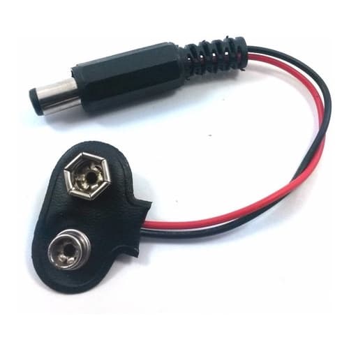 Pack 10 Adaptador De Bateria 9v Para Arduino Uno , Mega