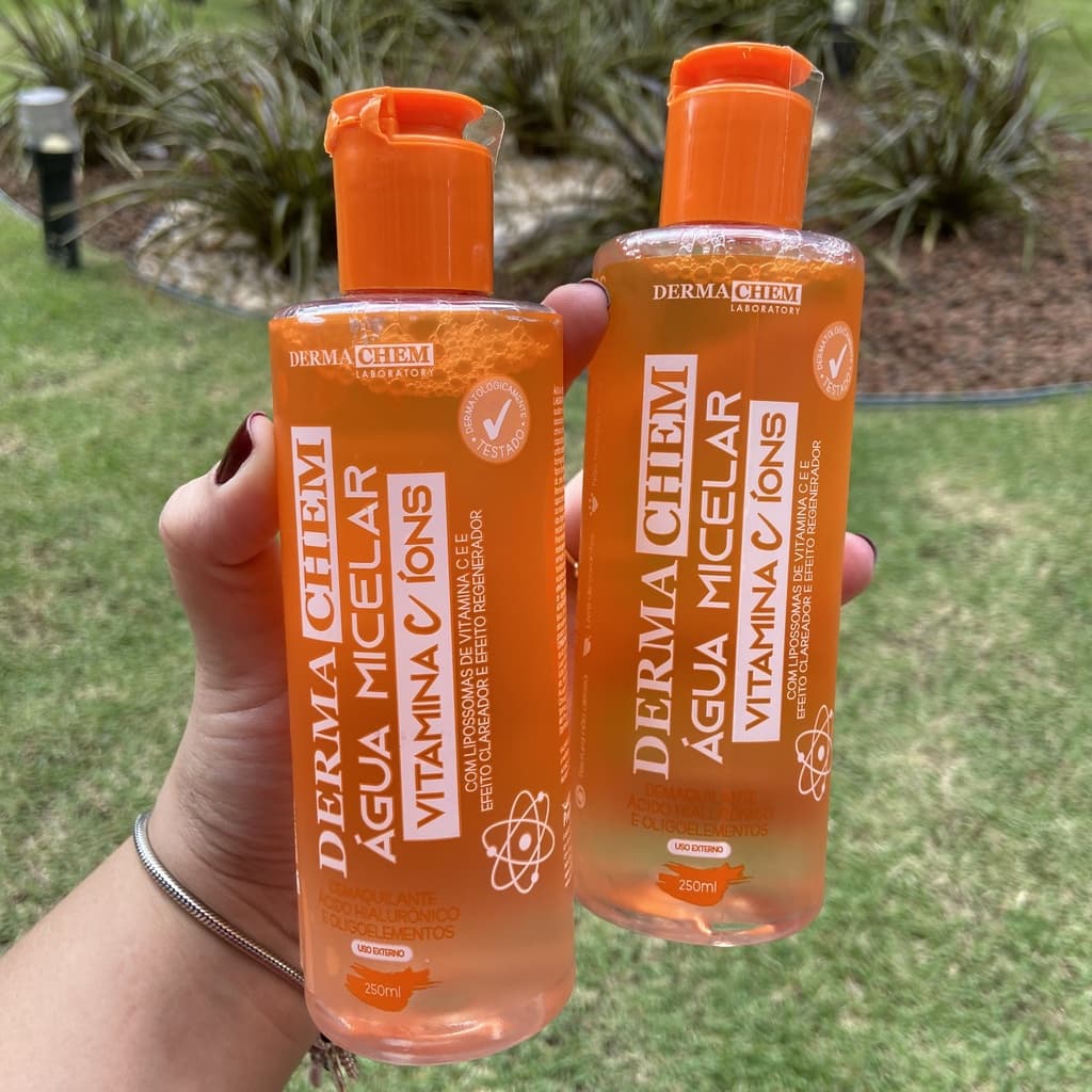 Demaquilante / Agua Micelar VITAMINA C Dermachem REMOVEDOR DE MAQUIAGEM - SKINCARE - SKIN CARE