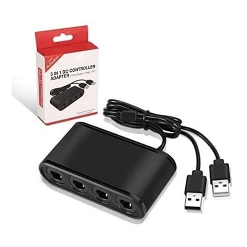 Adaptador Para Conectar 4 Controle Game Cube Nintendo Switch