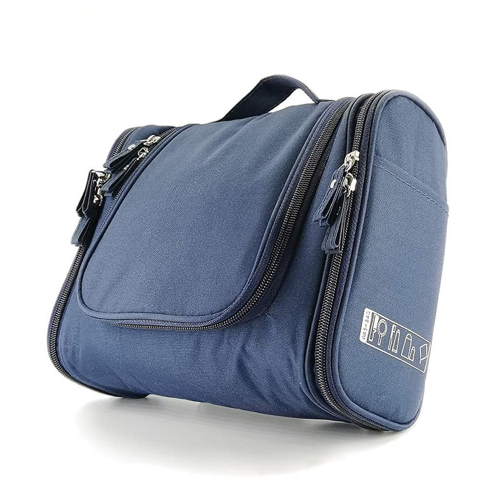 Necessaire Organizadora de Nylon com Gancho Pendurar Unisex - Organizadora de Maquiagem e Viagem